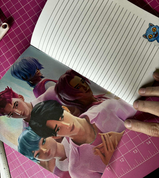 K POP Demonhunters A5 füzet